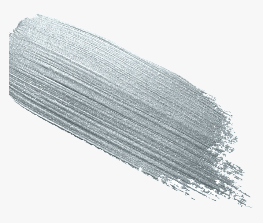 Silver Paint Diagonal - Makeup Brushes, HD Png Download, Free Download