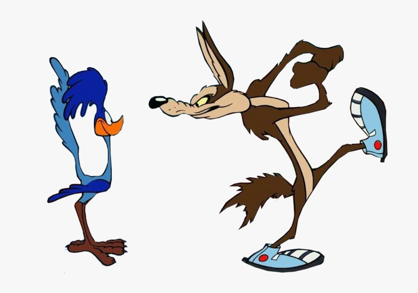 Roadrunner Clipart Warner Brothers - E Coyote Road Runner Wile Png, Transparent Png, Free Download