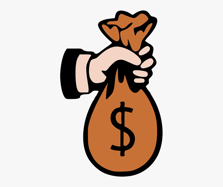 #moneybag #hand #bag #cash - Clipart Money Bag, HD Png Download, Free Download
