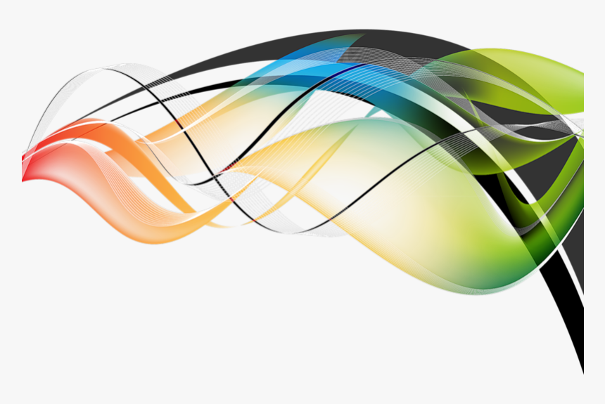 Abstract Border Png - Abstract Color Line Art, Transparent Png, Free Download