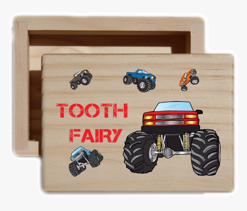 Boy"s Monster Truck Tooth Fairy Keepsake Collectible - Monster Truck, HD Png Download, Free Download