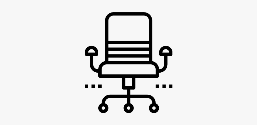 Icons 0002 007 Desk Chair, HD Png Download, Free Download