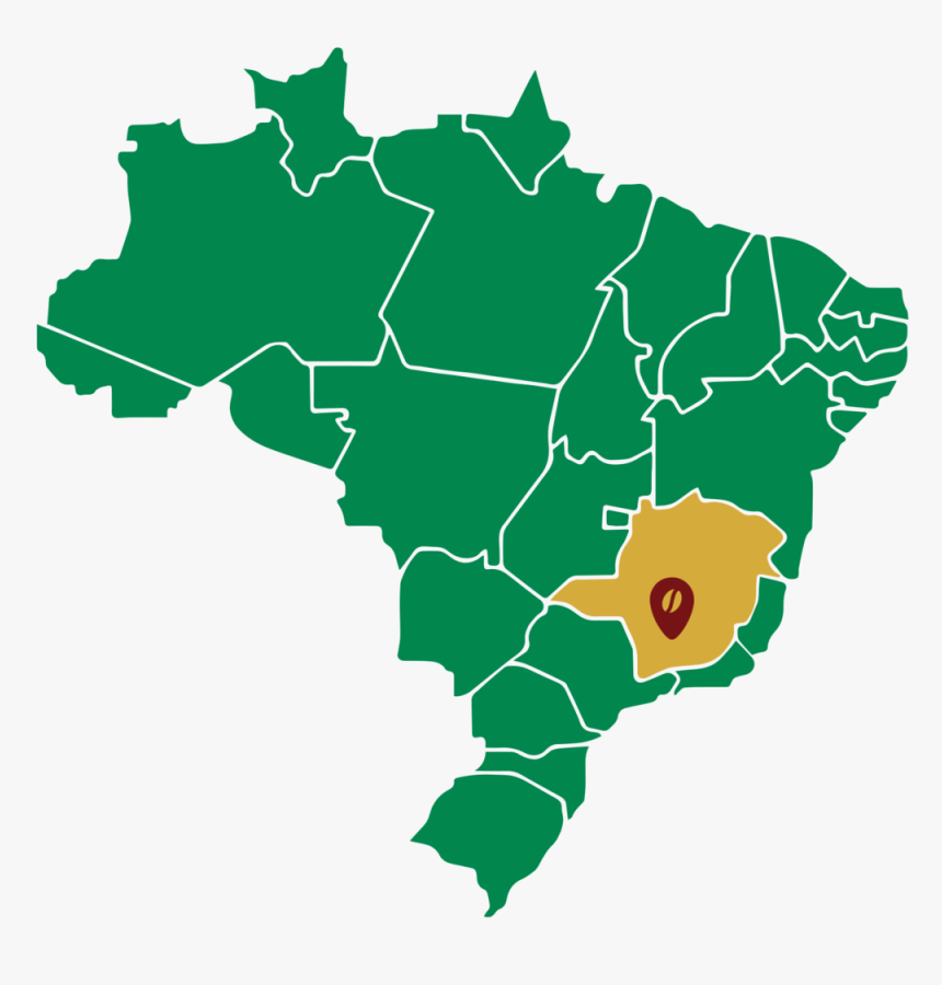 Mapa Cafe Brasil 2, HD Png Download, Free Download