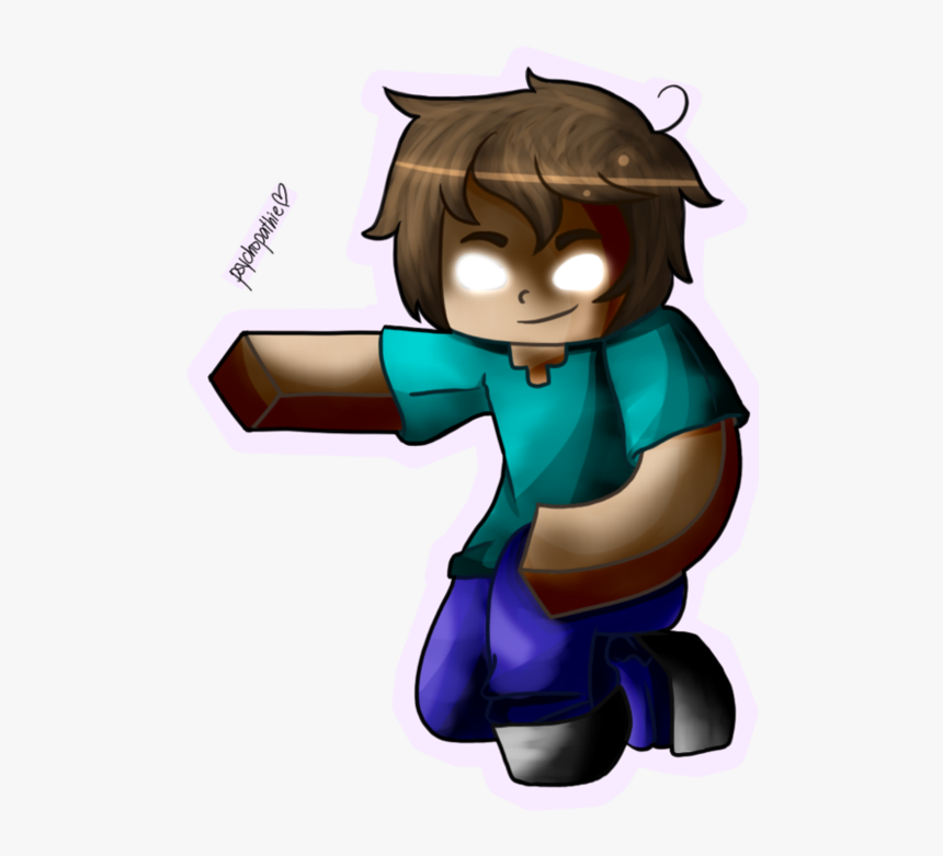 Herobrine Fan Art Png, Transparent Png, Free Download