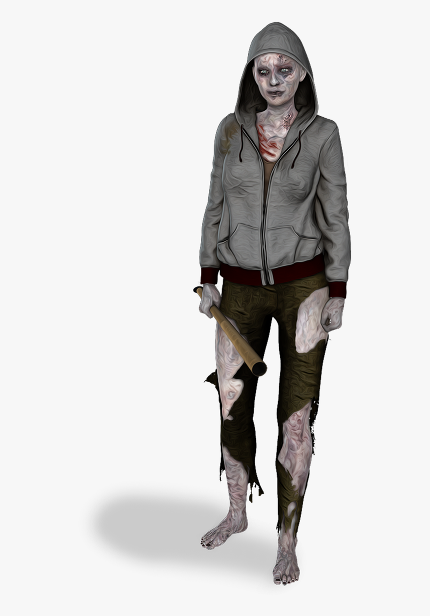 Png Transparent Zombie Girl, Png Download, Free Download