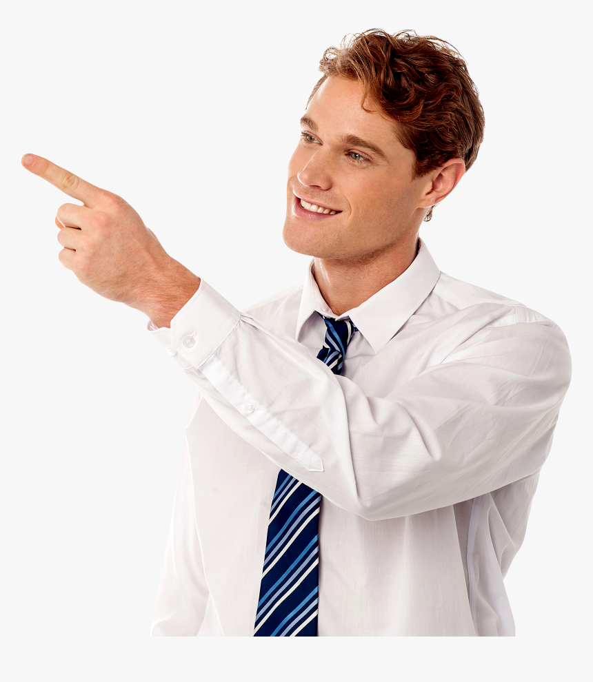 Pointing Businessman Hand Png, Transparent Png, Free Download