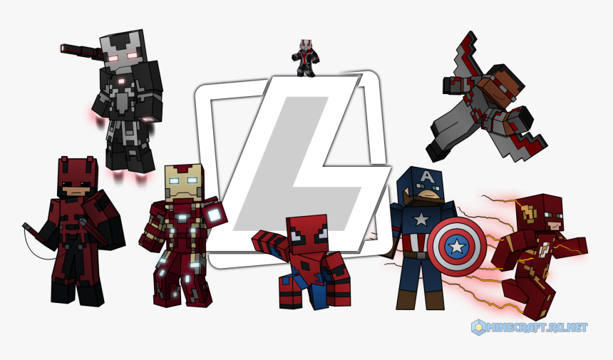 Minecraft Ant Man - Dibujo De Minecraft De Vengadores, HD Png Download, Free Download