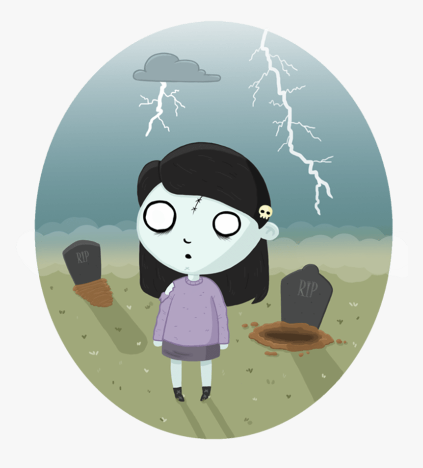 Zombie Girl - Cartoon, HD Png Download, Free Download