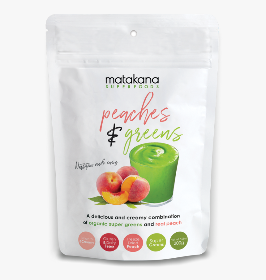 Peaches & Greens 200g - Juicebox, HD Png Download, Free Download