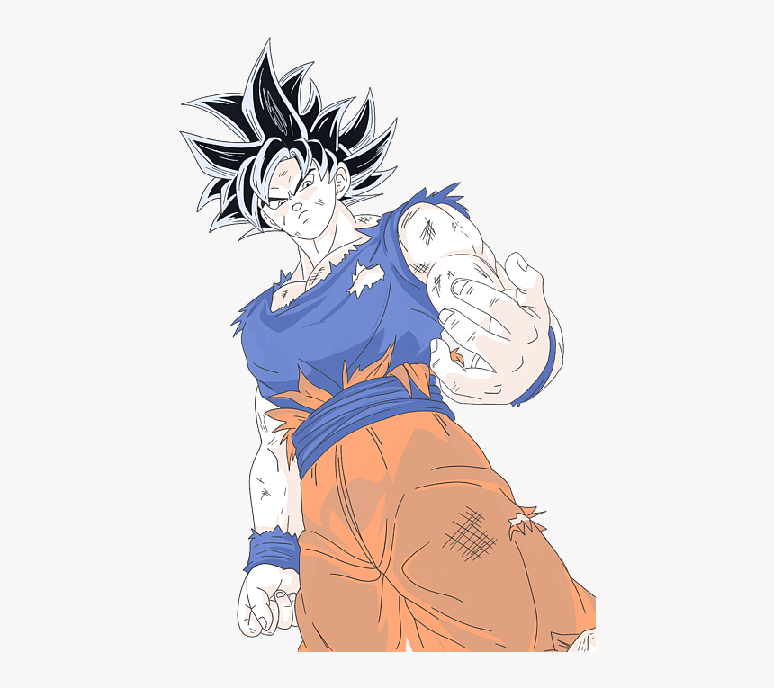 Drawing Dragon Ball Goku Ultra Instinct, HD Png Download, Free Download