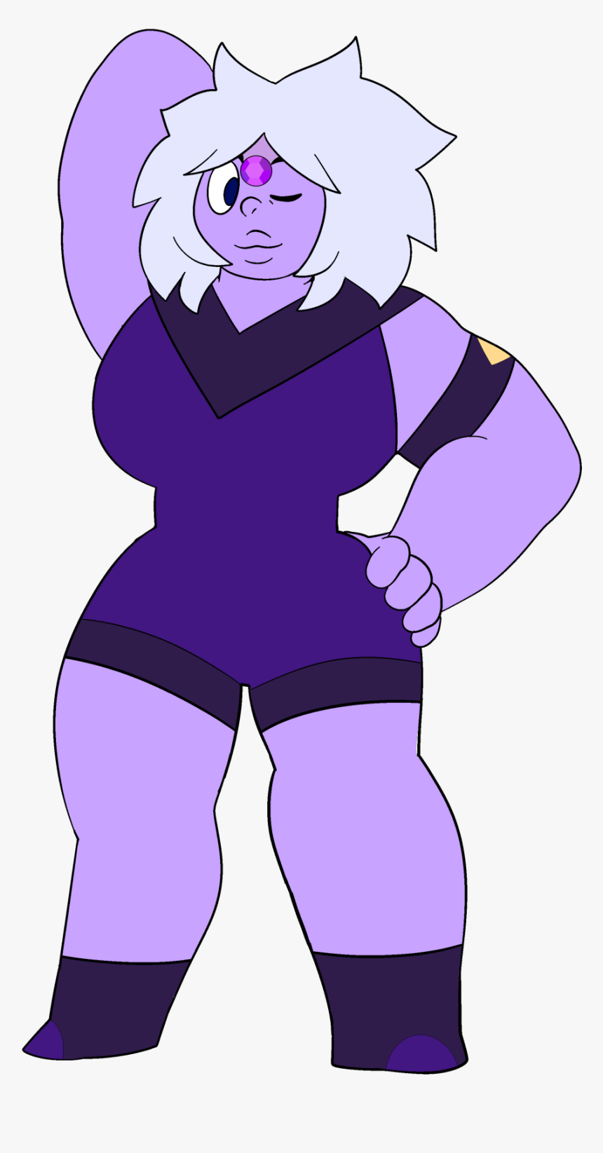 Image Forehead Amethyst Png Gemcrust Wikia Fandom - Steven Universe Forehead Amethyst, Transparent Png, Free Download