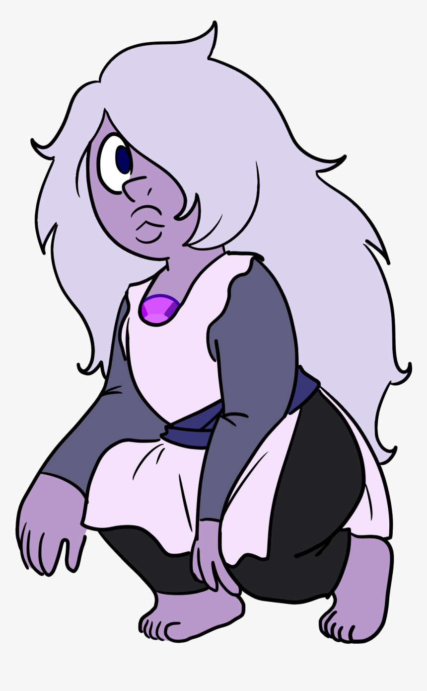 Dog Dog Like Mammal Hair White Mammal Fictional Character - Amethyst Steven Universe Au, HD Png Download, Free Download
