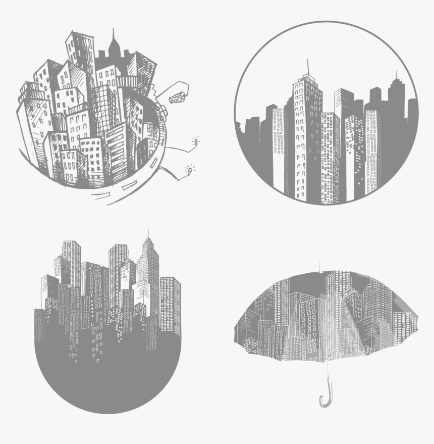 Cityscape Clipart Picsart Editing - Clipart Cityscape Picsart, HD Png Download, Free Download