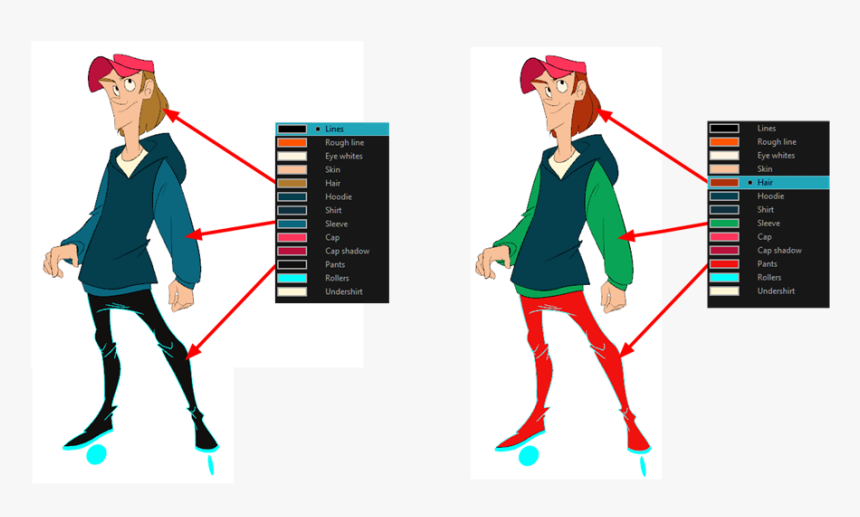 Character Design Colour Palette, HD Png Download, Free Download