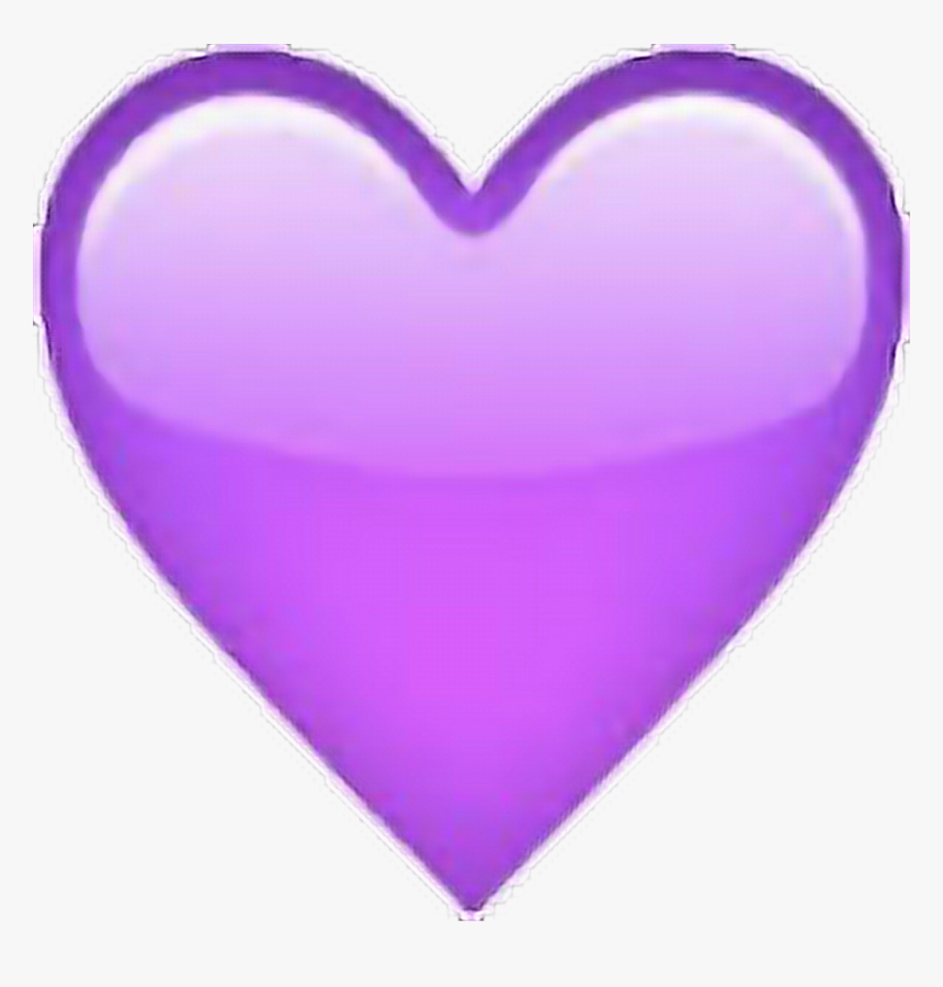 Wet Emoji Png - Apple Purple Heart Emoji, Transparent Png, Free Download