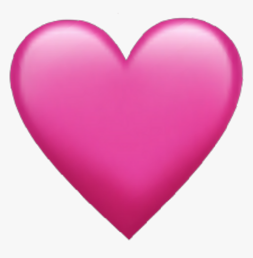 #apple #emoji #emojis #ios #pink #heart #hearts - Pink Heart Emoji Png, Transparent Png, Free Download