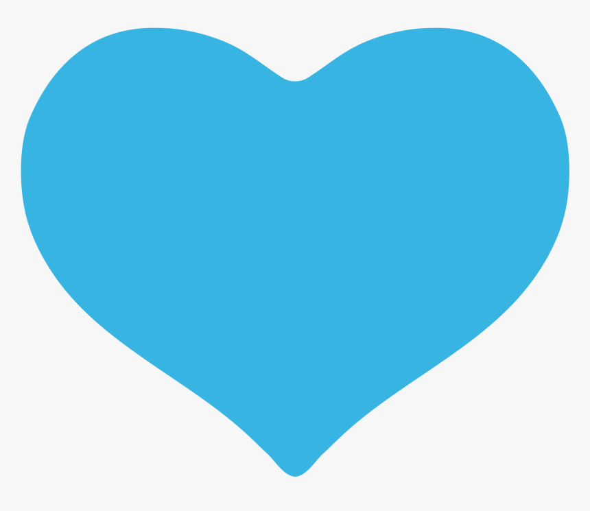 Baby Blue Heart Emoji Clipart , Png Download - Blue Heart Transparent, Png Download, Free Download