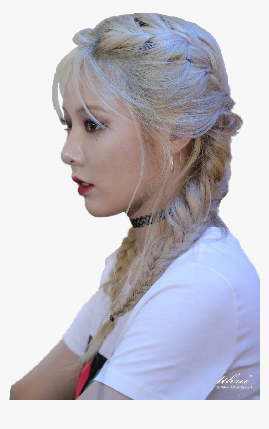 #hyuna #png #kimhyuna - Kpop Idol French Braid, Transparent Png, Free Download