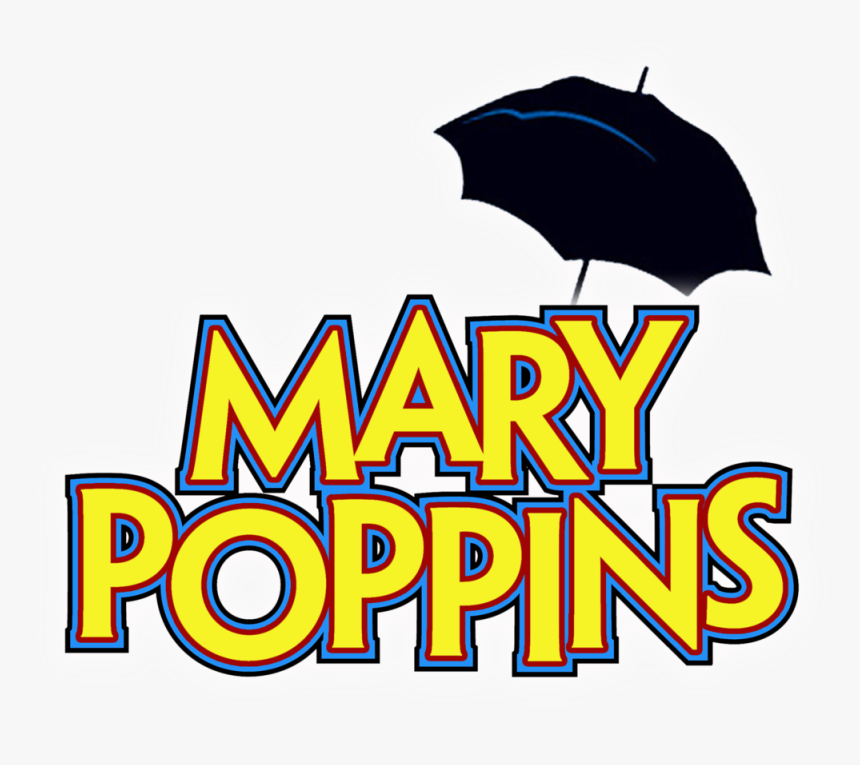 Mary Poppins Jr Logo Clipart , Png Download - Umbrella, Transparent Png, Free Download