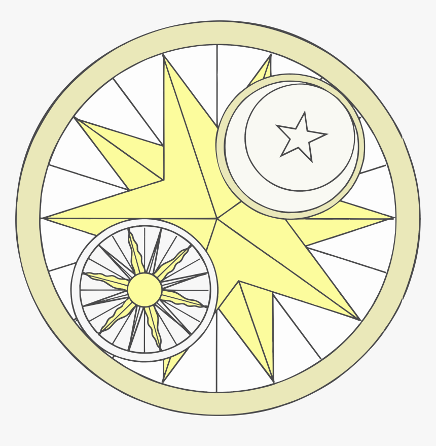 Clipart Sun Moon Vector Royalty Free Library Clipart - Sun And Moon Design Clipart, HD Png Download, Free Download