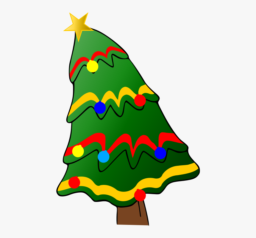 Christmas Tree With Presents Clipart - Clipart Christmas Tree With Presents, HD Png Download, Free Download