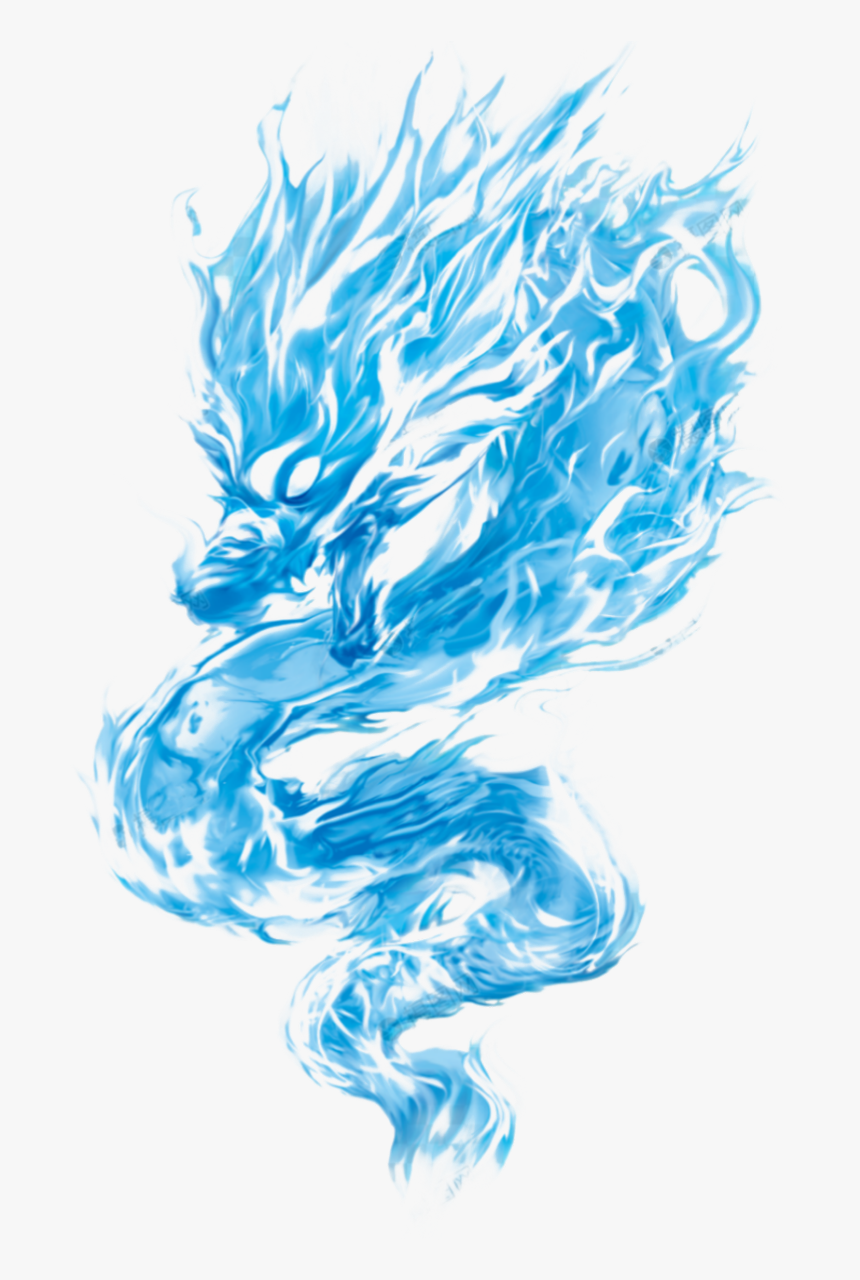 #dragon #bluefire #firedragon #forremix - Blue Fire Dragon Png, Transparent Png, Free Download