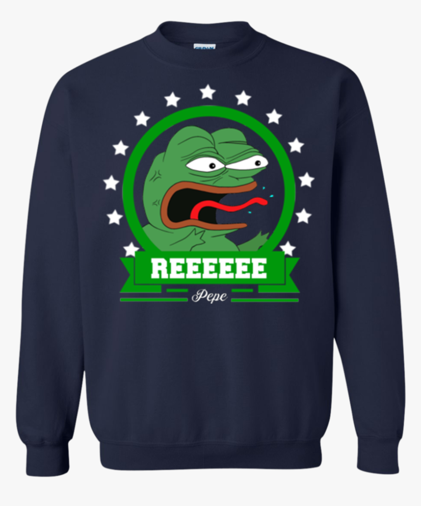 Reeeeee Angry Pepe Kekistan Sweatshirt - Pepe The Frog Mikina, HD Png Download, Free Download