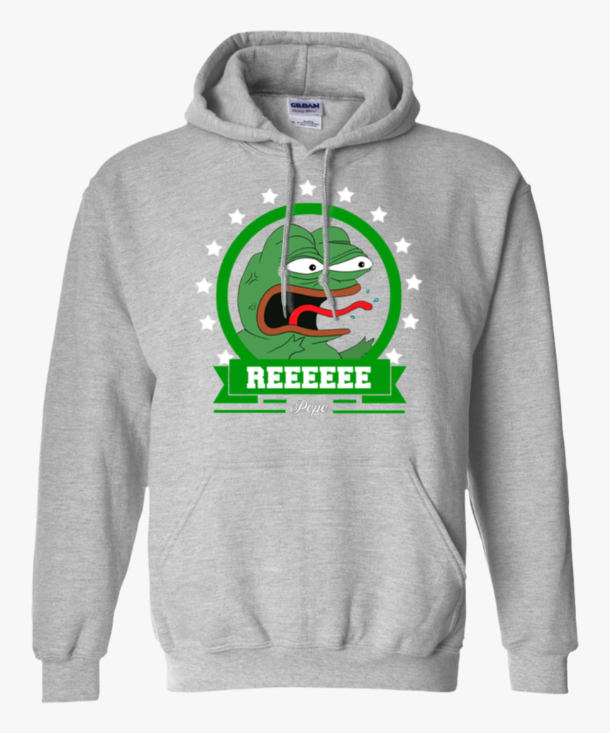Reeeeee Angry Pepe Kekistan Hoodie - Hoodie, HD Png Download, Free Download