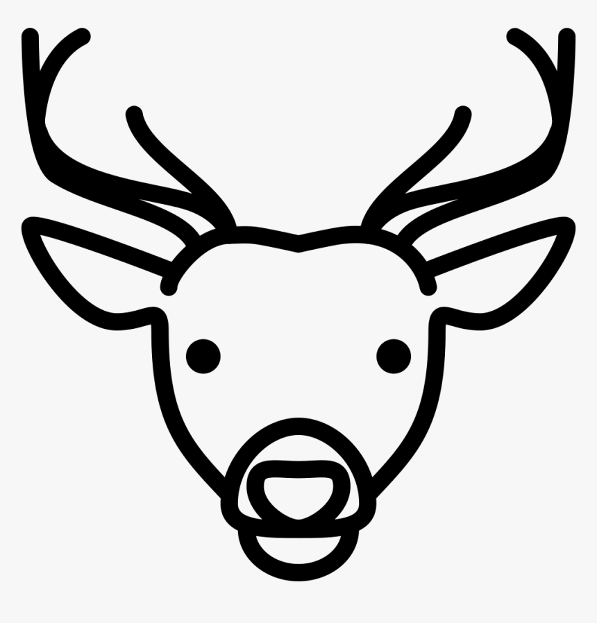 Deer Head - Icono De Venado, HD Png Download, Free Download