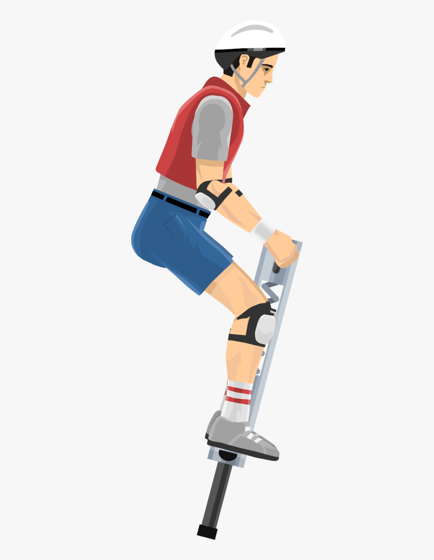 Moped Couple - Happy Wheels Pogo Guy, HD Png Download, Free Download