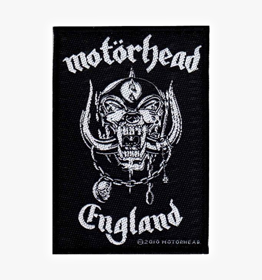 Motorhead Official Woven Patch England Sew-on - Motorhead, HD Png Download, Free Download