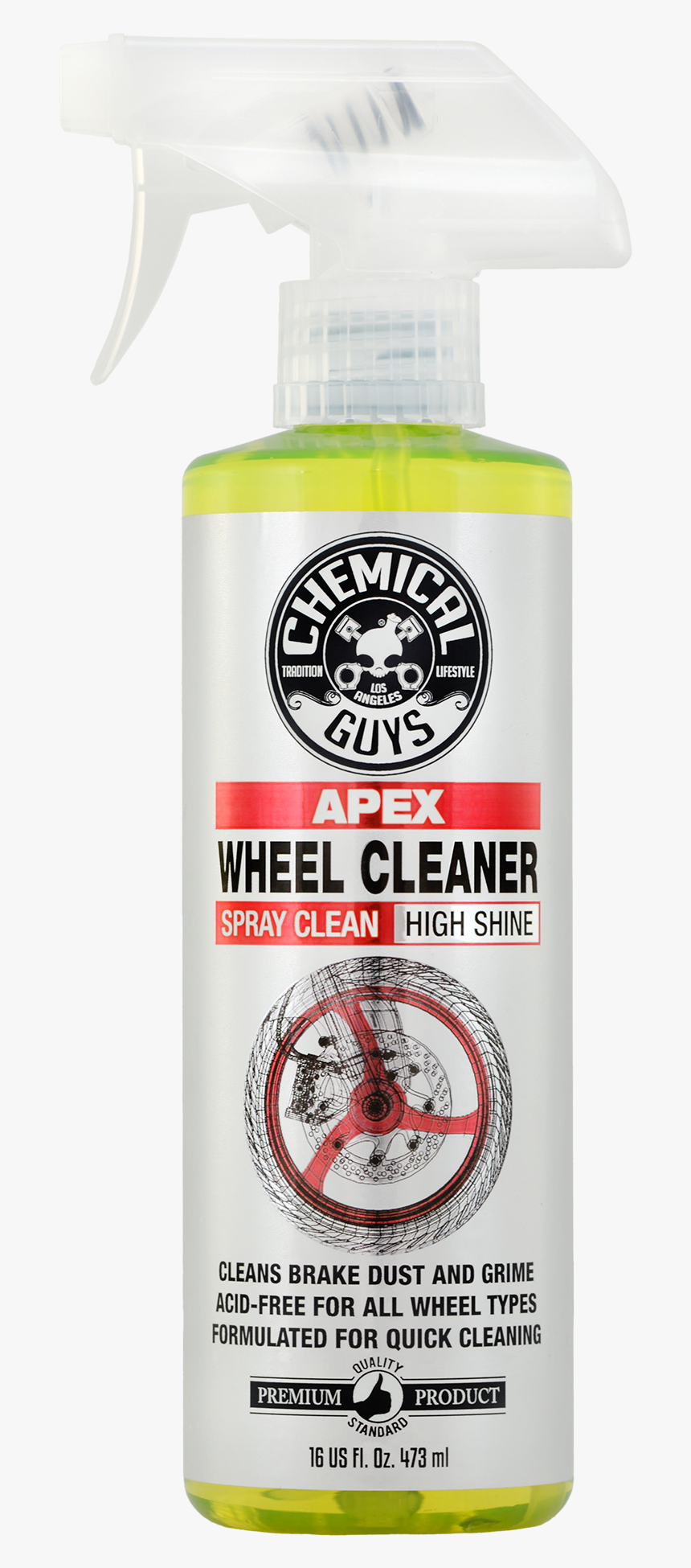 Apex Wheel Wipe Off Wheel And Tire Cleaner For Motorcycles - Wheel Cleaner Spray, HD Png Download, Free Download
