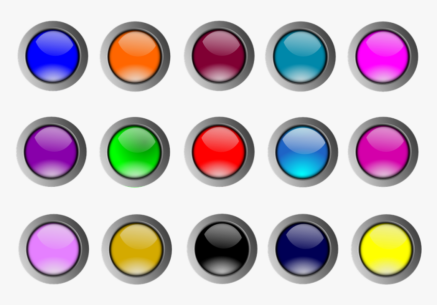 Free Round Buttons Png, Transparent Png, Free Download