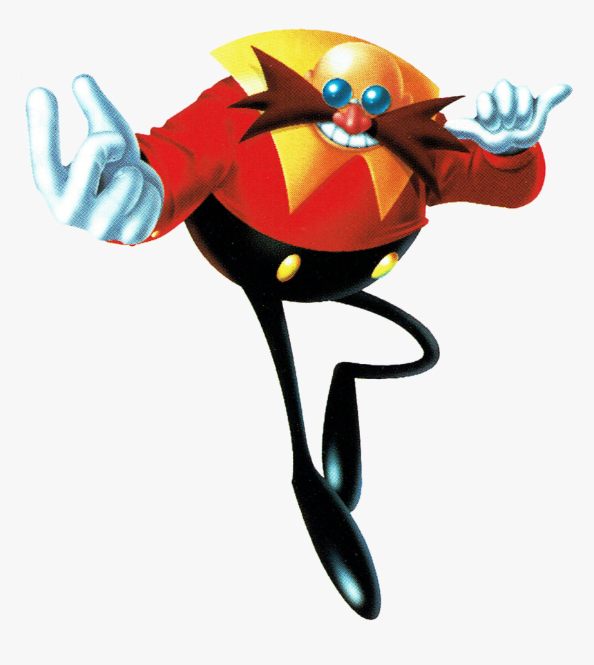 “artwork Of Eggman From The Japanese Manual For Sonic - Japanese Robotnik, HD Png Download, Free Download