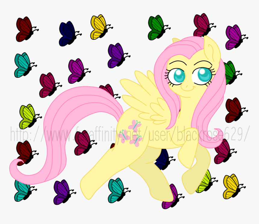 Mlp- Fluttershy - Cartoon, HD Png Download, Free Download