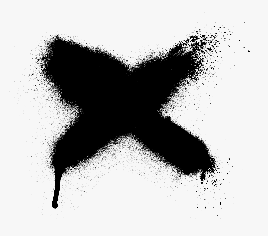 Aerosol Paint Aerosol Spray Spray Painting - Spray Paint X Vector, HD Png Download, Free Download
