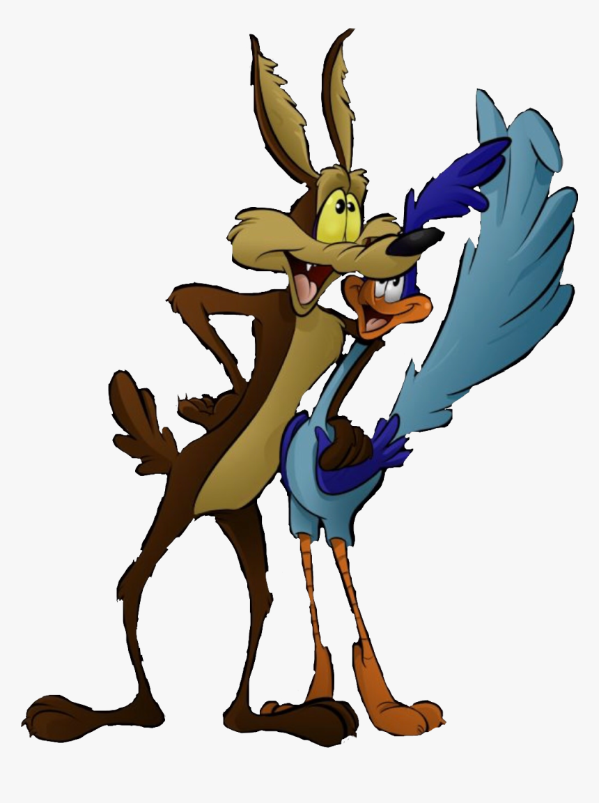 #roadrunner #wilycoyote #wileycoyote @beebbeeb #freetoedit - Wile E Coyote And Roadrunner Friends, HD Png Download, Free Download