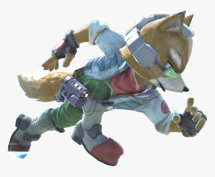 Sticker Starfox Fox Mccloud Super Smash Bros Ultimate - Action Figure, HD Png Download, Free Download