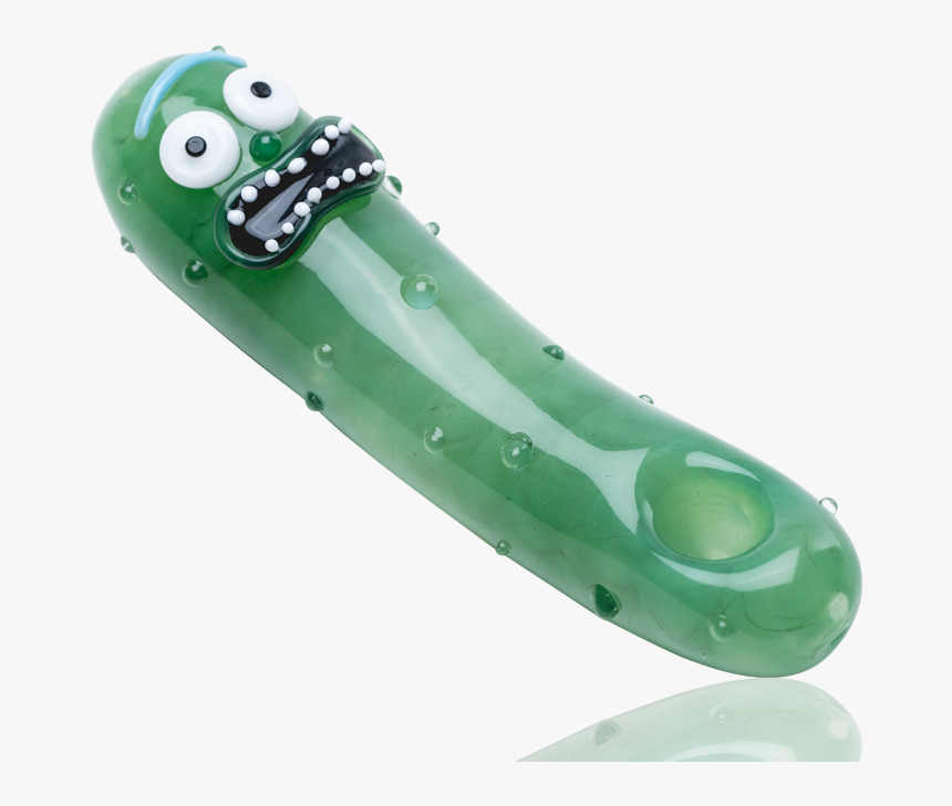 Empire Glassworks Pickle Rick Hand Pipe - Crack Pipe Transparent Background, HD Png Download, Free Download