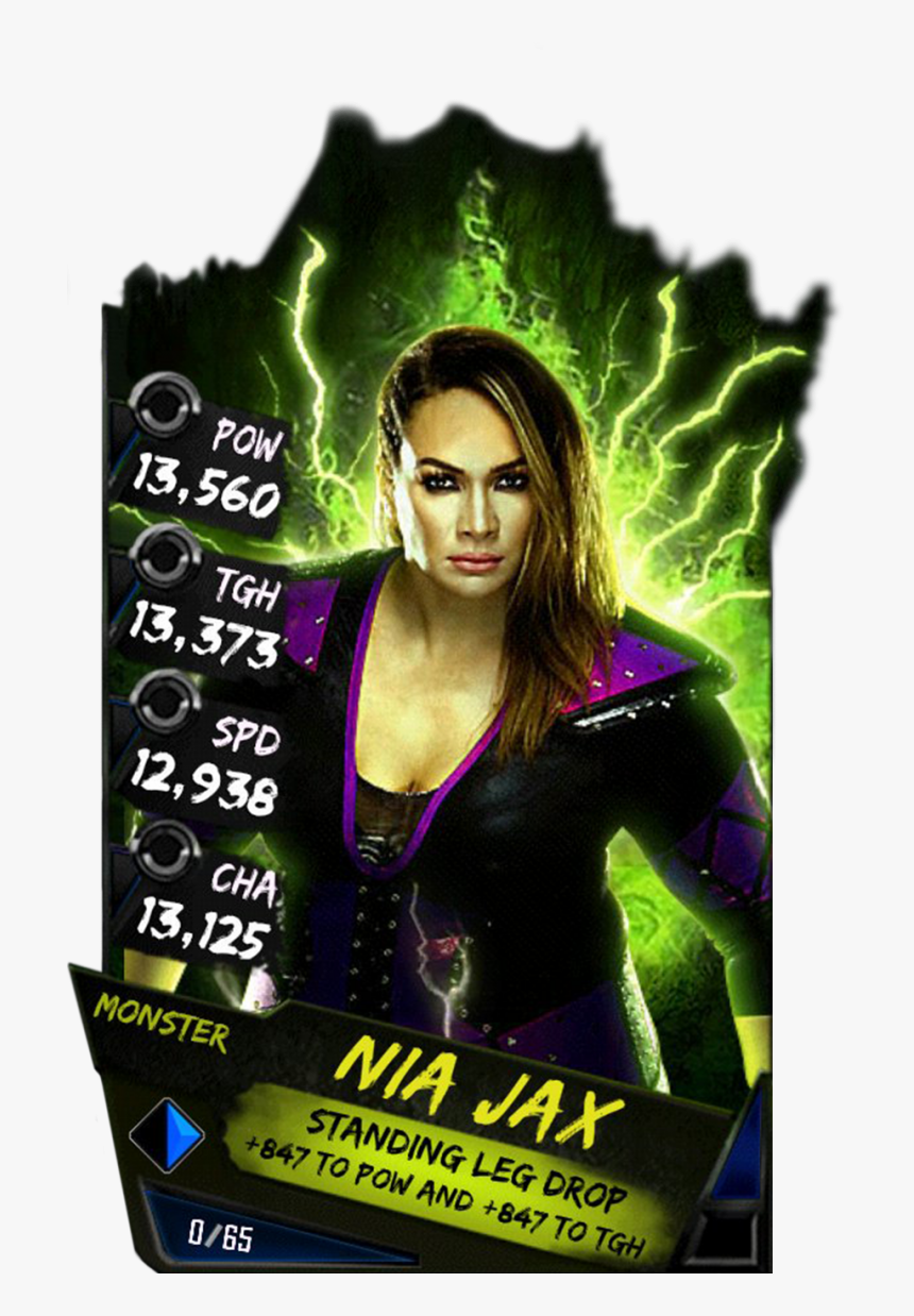 Nia Jax Wwe Supercard Season 2 Debut Wwe Supercard - Wwe Supercard Season 4 Monster, HD Png Download, Free Download