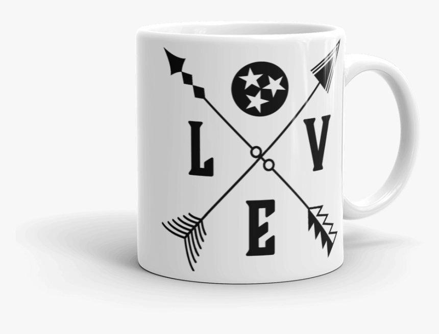 Tennessee Tristar Love Arrows Mug - Coffee Cup, HD Png Download, Free Download