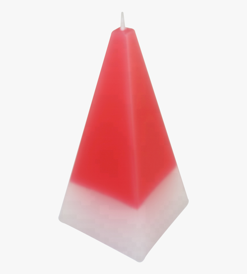 Color Changing Led Candles With Real Flame In Pyramid - Pyramid, HD Png Download, Free Download