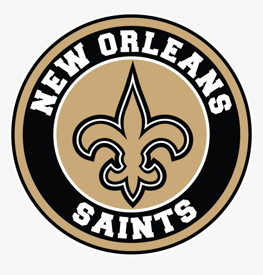 New Orleans Saints Circle Logo Vinyl Decal / Sticker - New Orleans