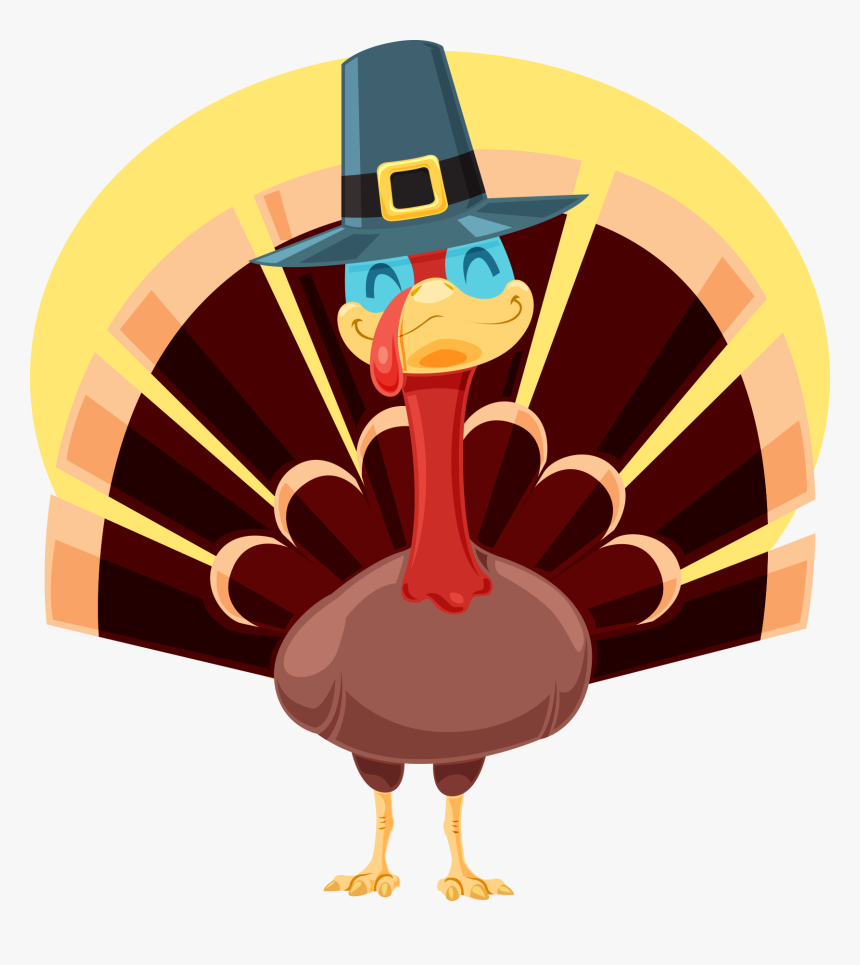 Thanksgiving Turkey Animal Jokes - Cute Cartoon Thanksgiving Turkey, HD Png Download, Free Download