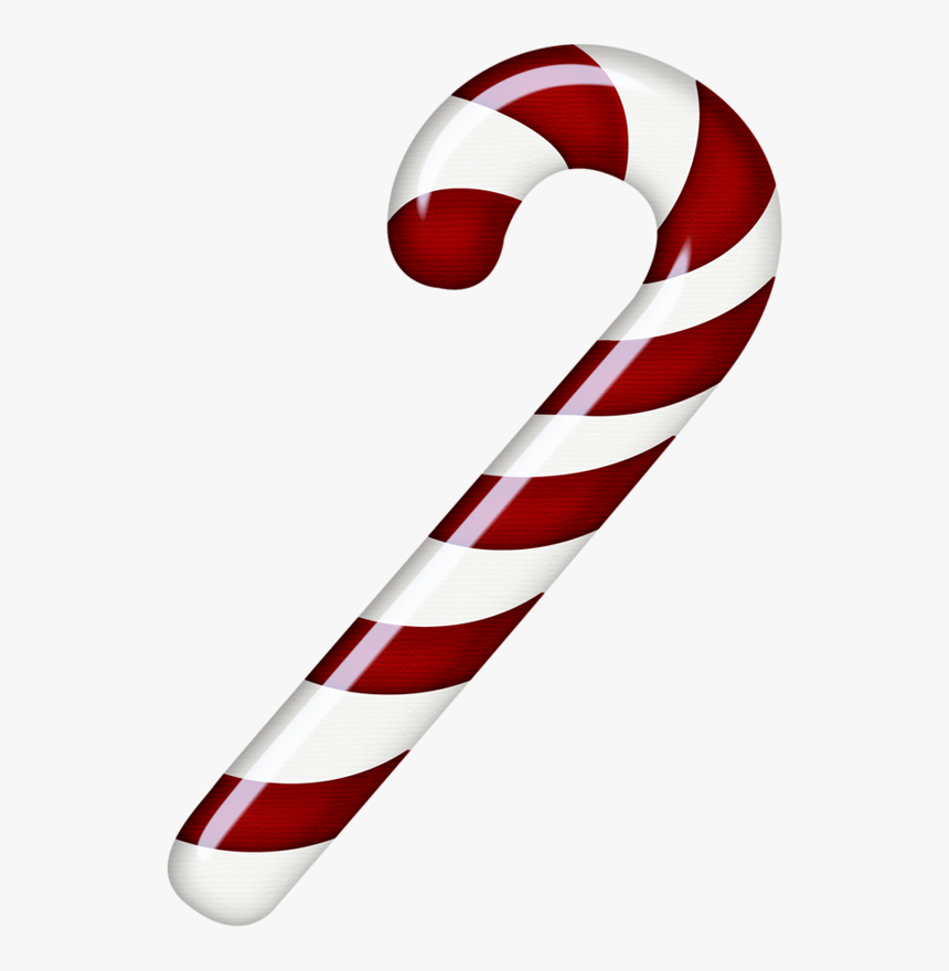Candy Cane Clip Art Free - Bengala Do Papai Noel Png, Transparent Png, Free Download