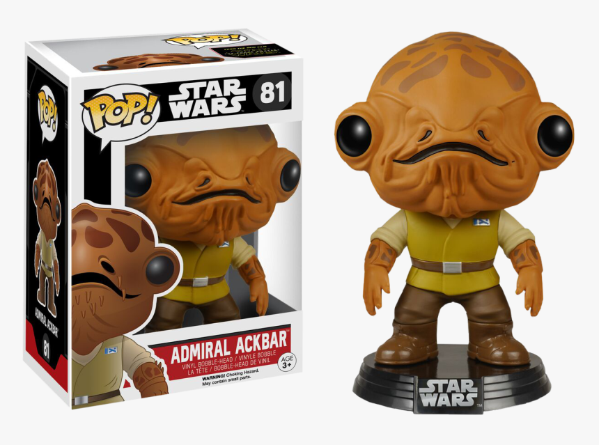 Funko Pop Star Wars Admiral Ackbar, HD Png Download, Free Download