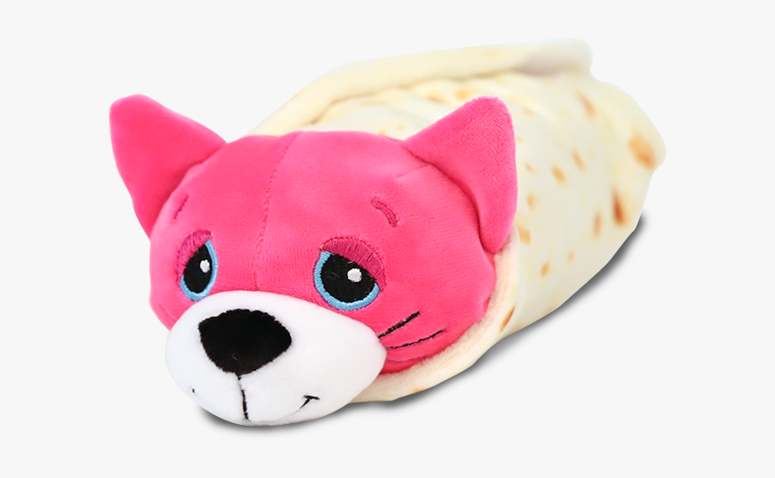 stuffed animal in tortilla