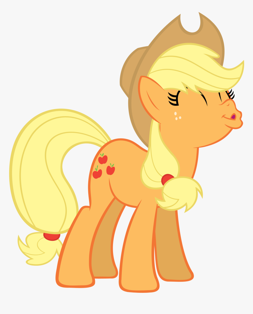 Fluttershy Vector Kiss, Picture - Mlp Applejack Png, Transparent Png, Free Download