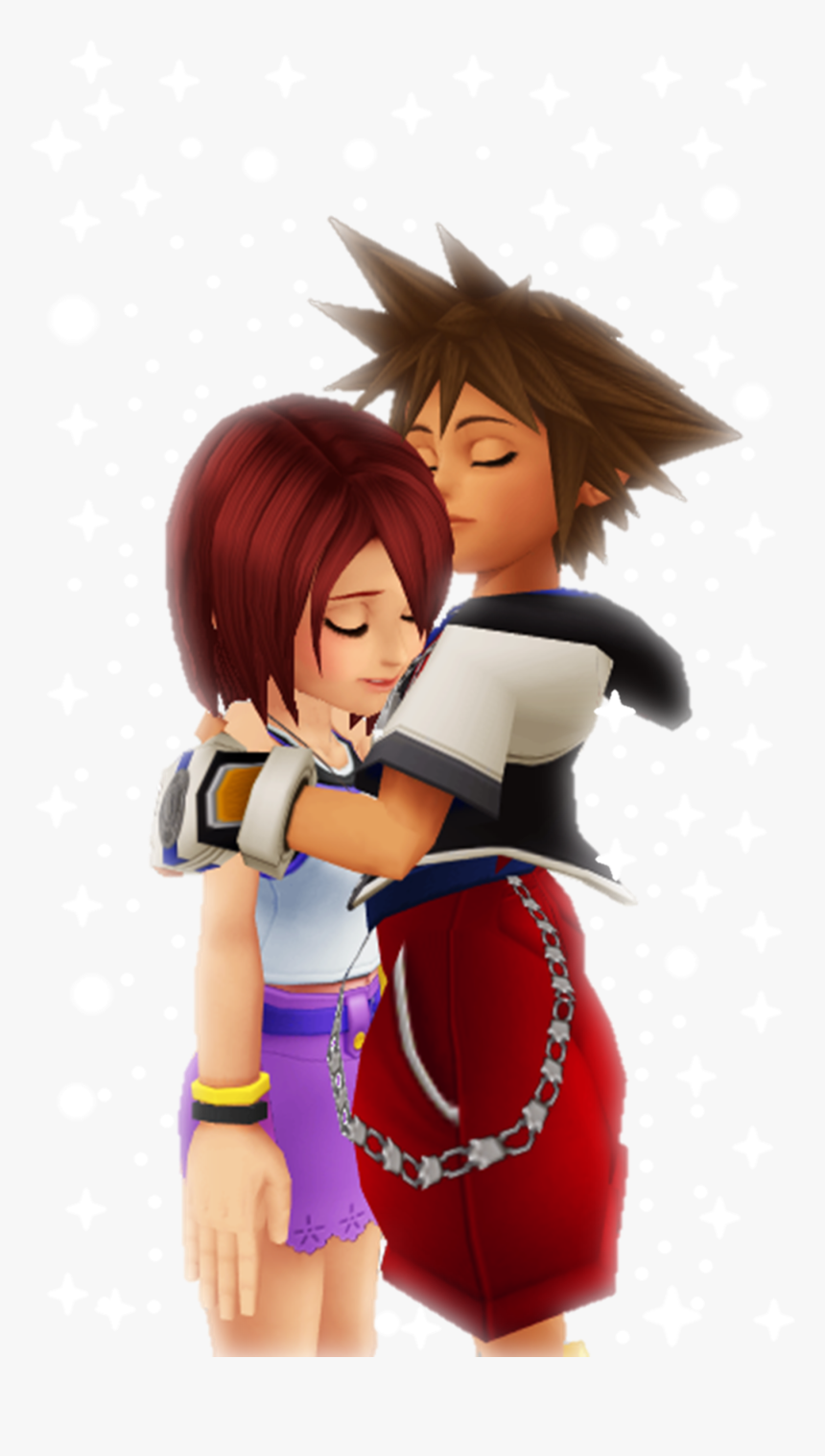 Kairi & Sora Images Sora And Kairi Kh1 Save The Light - Kingdom Hearts Sora And Kairi Mmd, HD Png Download, Free Download