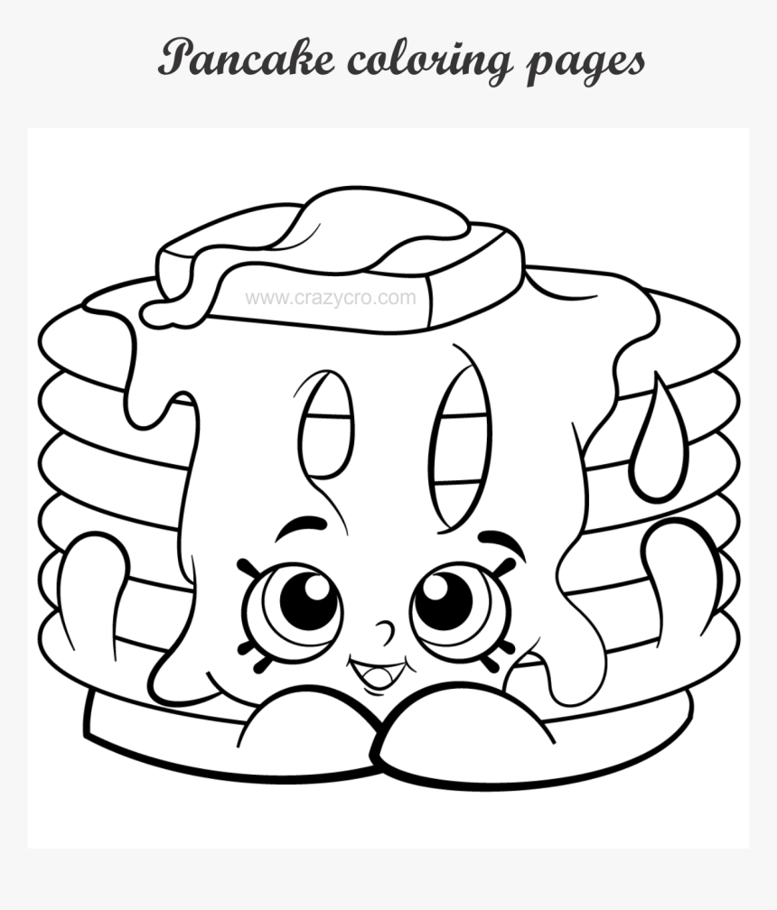 Colouring Page Of Shopkins Hd Png Download Kindpng